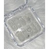 Angelic White Handmade Nail Tips - Long Oval / 엔젤릭
