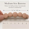 French Hair Barrettes for Fine & Medium Hair – Matte