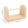 Wooden Yarn Holder Single Rotating Yarn Storage Horizontal Crochet Yarn