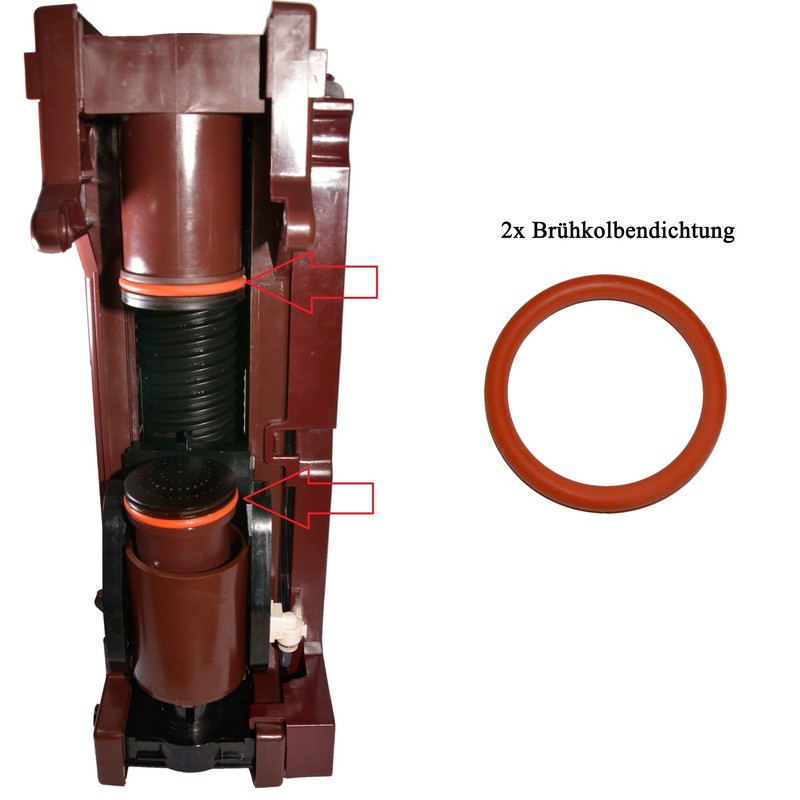 Seal Maintenance Kit O-Rings for Brewing Unit Brewing Unit Suitable