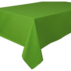 Home Direct Quality Rectangular Fabric Tablecloth 140x180cm 55"x70" Green