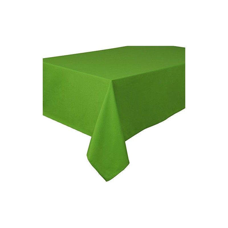 Home Direct Quality Rectangular Fabric Tablecloth 140x180cm 55"x70" Green