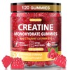 TOPCAPAK Creatine Gummies for Men & Women, Raspberry Flavor, 120