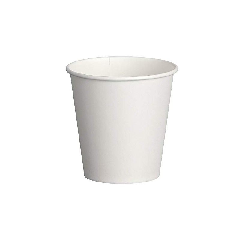 VEPATIM 100 Hot and Cold Beverage Cups Paper Cups White