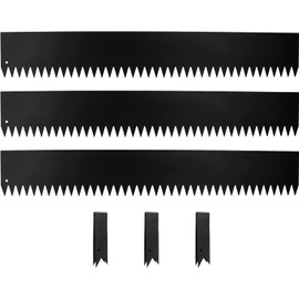 Belinova 3 Pack - 40'' L x 6'' H Edging for Landscaping Metal Steel Landscape Edging Border Tall Garden Edging Lawn Edging No dig Hammer in Edging for Gravel Yard Pathway