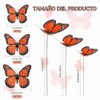 48 Decoraciones de Mariposa Monarca de Halloween Decoración, Mariposas Artificiales