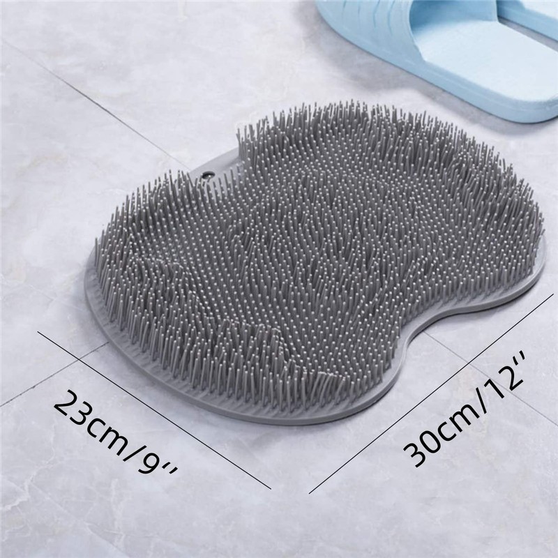 YVPSI Shower Foot & Back Scrubber, Wall Mounted Massage Pad,