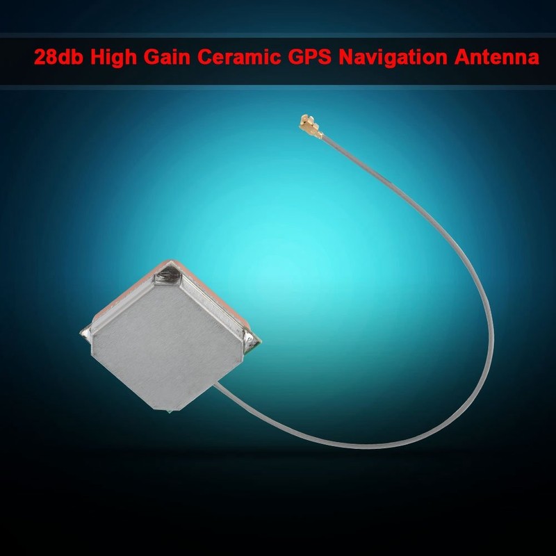 VBESTLIFE, GPS Antenna, 28dB High Gain Ceramic Navigation Antenna, Built-in