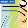 TORWOL Eyeglass Replacement Temples,Anti-Slip Long Silicone Glasses End Tips Ear