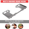 Universal 3/8 in Skid Steer Quick Attach Plate Compatible with