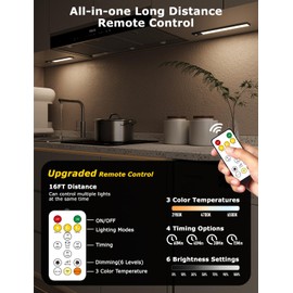 56LED Under Cabinet Lighting Wireless, 11.8'' Motion Sensor Light Indoor Rechargeable Under Cabinet Lights, Magnetic Closet Lights Battery Operated, Under Counter Lights for Kitchen (4Pack, Black)