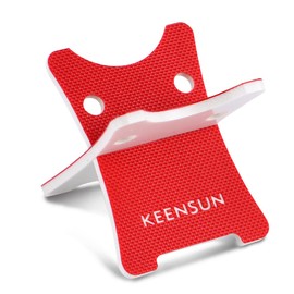 KEENSUN G10 Foldable Cigar Holder, Red and White Detachable Cigar Stand, Portable Cigar Travel Stand Rest, Comes with Luxurious Packaging is a Great Gift for Cigar Lovers