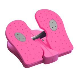 Foot Stepper Machine,Mini Stepper Exercise Steps Foot Stepper Machine Exercise Device Under Desk Household Stepper Equipment Fitness Equipment for Home Office Gym (Pink)