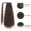 Stamped Glorious Long Corn Wave Ponytail Extension Magic Paste Heat