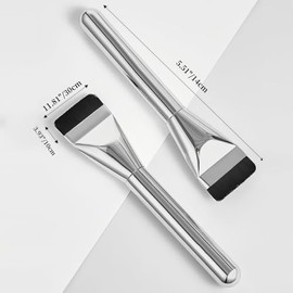 Brocha Plana para Base Líquida, 3 PCS Brochas para Base Liquida, Ultradelgado Pinceles De Maquillaje Planos, brocha maquillaje liquido Para Polvos, Cremas, Mezclas Líquidas Y Correctores Impecables