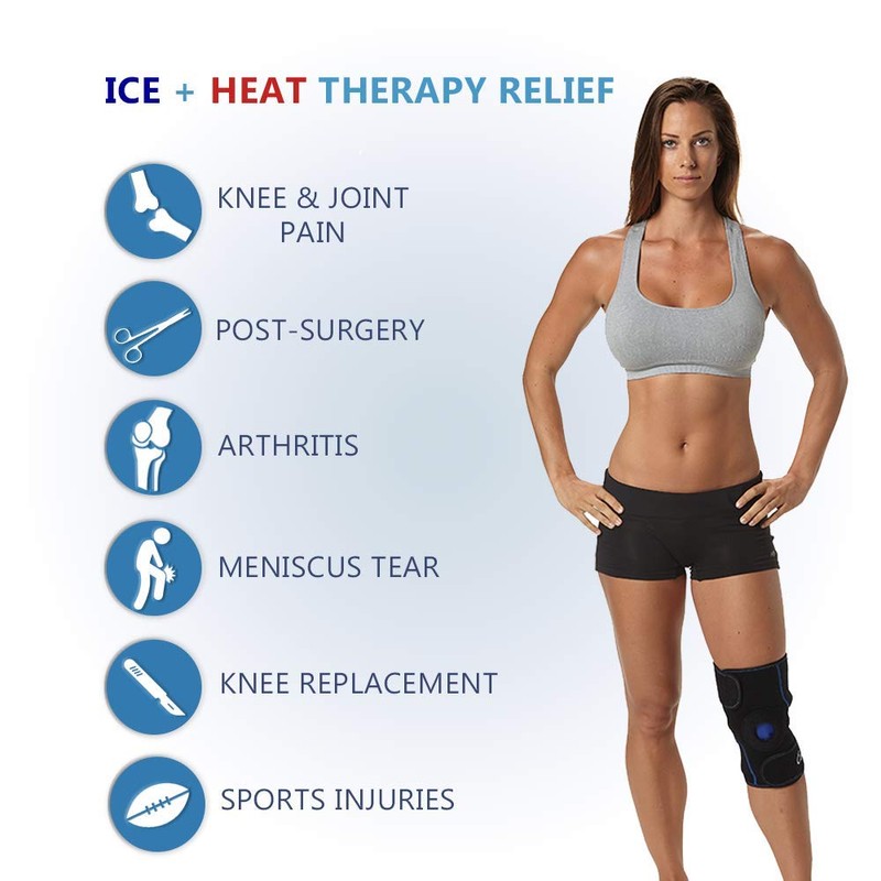 ComfiLife Knee Ice Pack with Wrap Reusable Hot & Cold