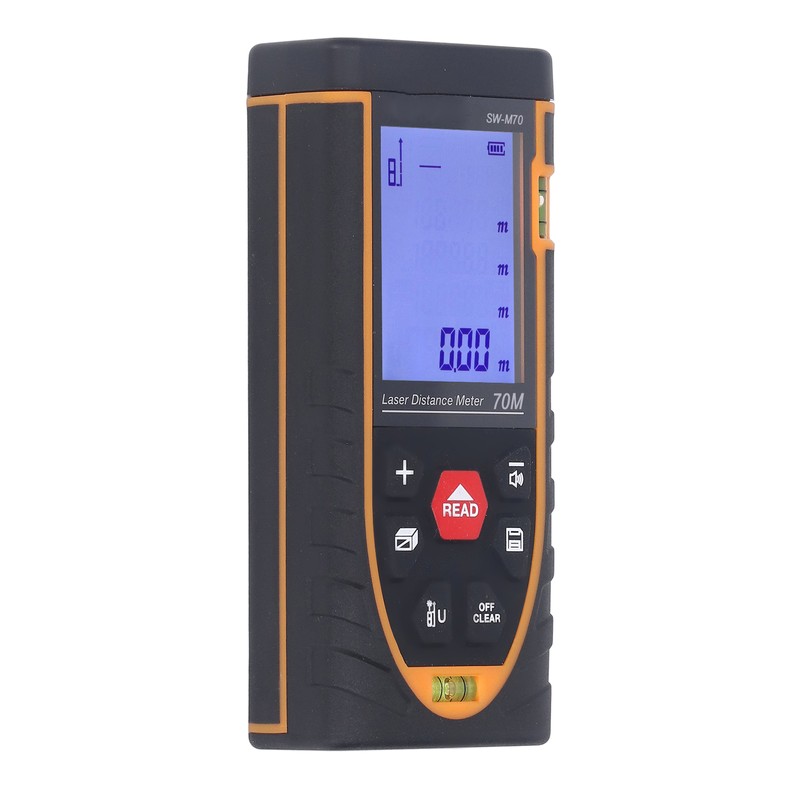 Infrared Laser Distance Meter Finder Large Backlit Screen High Accuracy