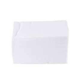 EcoQuality 2-Ply White Dinner Napkins 15 x 17, White 600/pk, Everyday Napkins, Perfect for Restaurants, Diners, Bodegas & Home