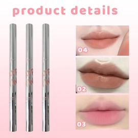 NHQZ Abnehmbares Lip Liner Set 3 Farben Peel lip liner Longwear und Pigmentierte Lip Pencil