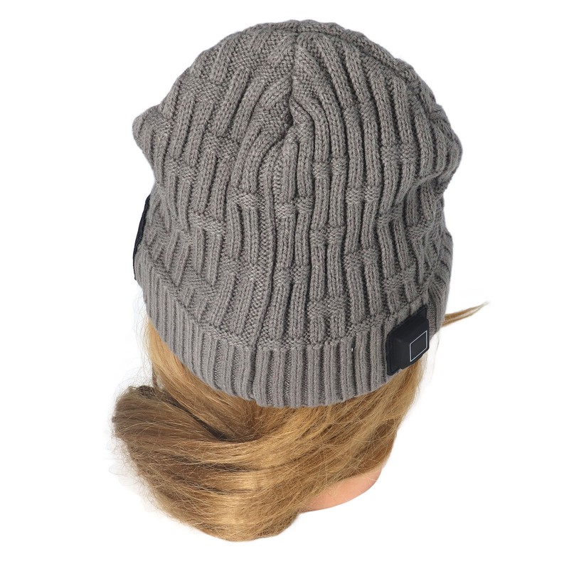 Bluetooth Hat Winter Warm Knit USB Smart Music Wireless Hat