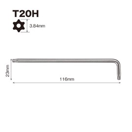 Vessel T20H 8500TXH Torx L-Type Wrench Anti-Twist
