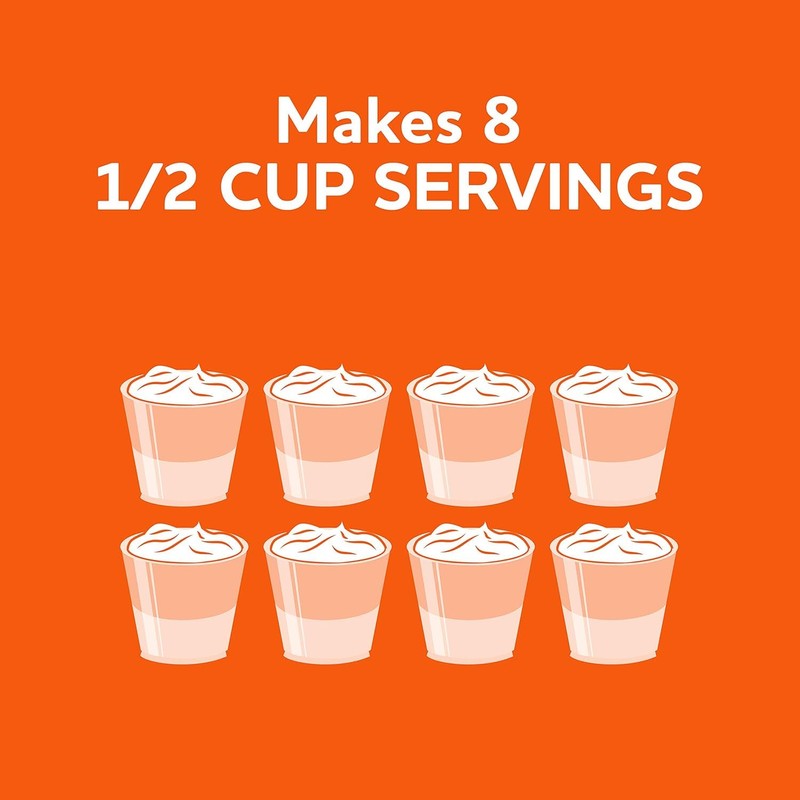 Jell-O Orange Sugar-Free Gelatin Mix (0.6 oz Boxes, Pack of