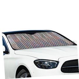 Mikinona Sun Block Car Windshield Shade Windproof Stylish Car Interior Windscreen Cover 130x70cm