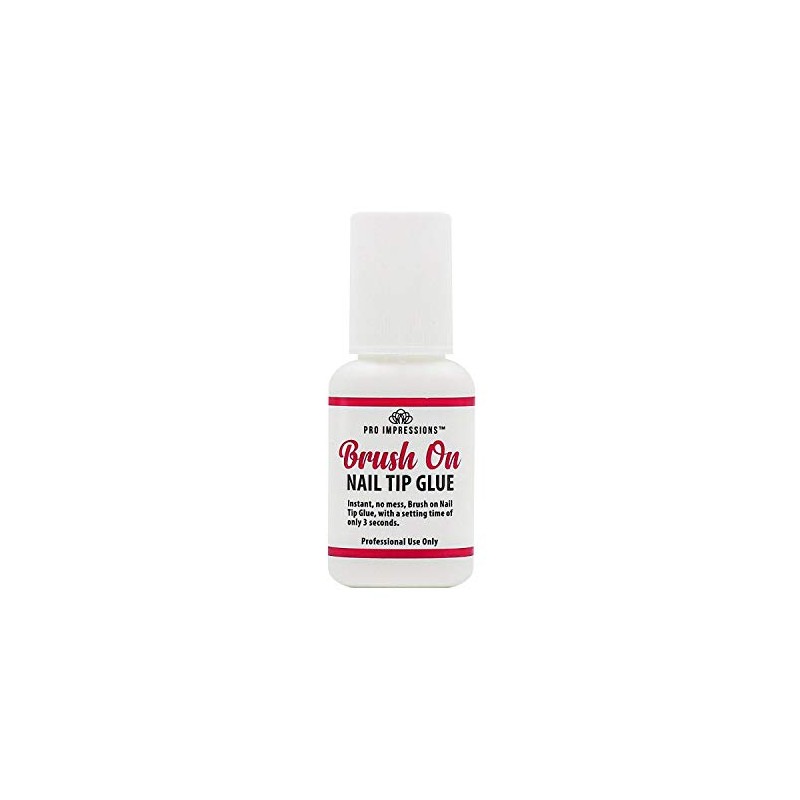 Pro Impressions Professional Brush On Nail Tip Glue