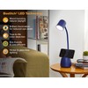 Bostitch Office LED2105-NVY Dimmable Lamp with Storage Cup, Three Brightness