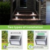 XLUX Solar Powered Lights for Deck Steps Stairs Fences Pathway