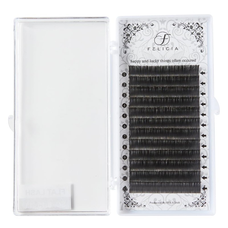FELICIA Flat Lash, Matte Eyelash Extension, Ultra Soft, Single, Matsuec