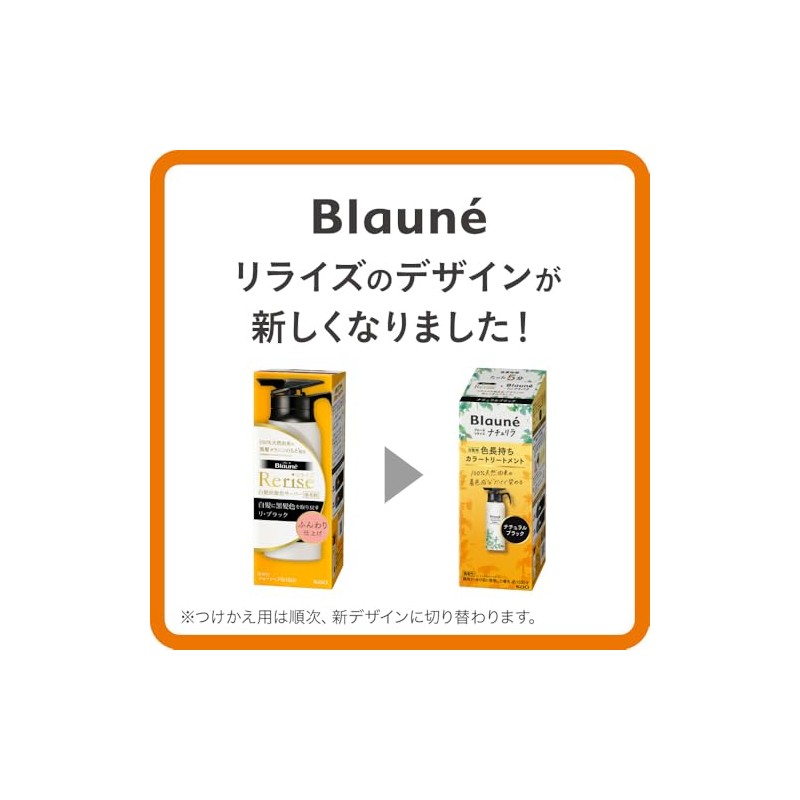 Rerise Gray Hair Color Server Re Black (Natural Blackness), Soft