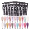 Veraly Polygel Acrigel Decoración Uñas Glitter Manicure Nails 10pz