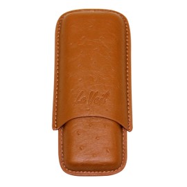 Le Veil - Genuine Top Calf Leather Cigar Pouch Case