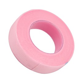 ANCLLO 4 Rolls False Eyelash Tape Pink Eyelash Tape Breathable & Microporous Tape PE Eyelash Tape for Extensions 10 yards per roll