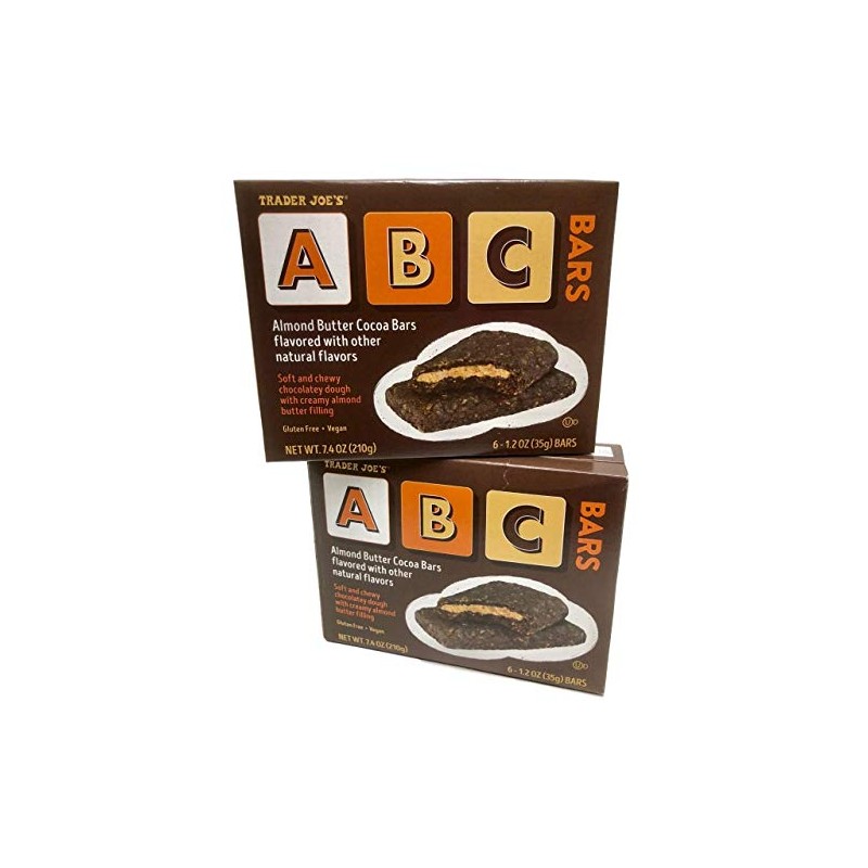Trader Joe's ABC Almond Butter Cocoa Bars - 2 Box