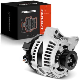 A-Premium Alternator Compatible with Toyota Tundra 2003-2009 V8 4.7L, Sequoia 2003-2009 V8 4.7L, 130A 12V CW 6-Groove Pulley, Replace# 104210-3380 27060-0F040