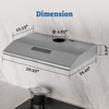 FIREGAS Under Cabinet Range Hood 30 Inch, Ducted/Ductless Convertible Vent