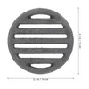 iplusmile Round Fire Grate for Stove Fireproof Grate Insert for