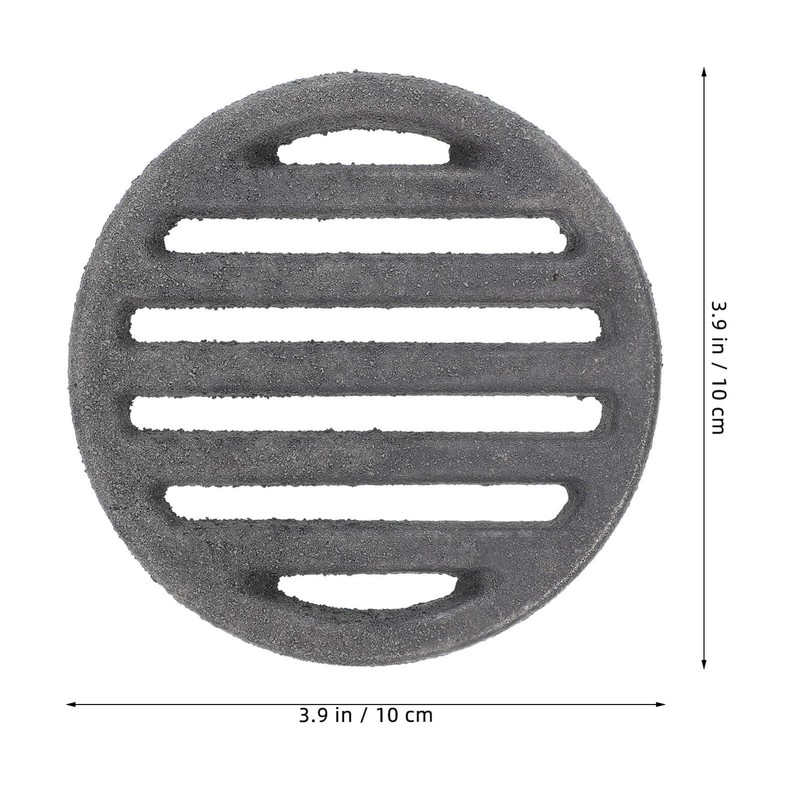 iplusmile Round Fire Grate for Stove Fireproof Grate Insert for