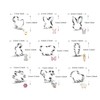 WDYJMALL Easter Cookie Cutters 9-Pc Set - Chick Bunny Rabbit