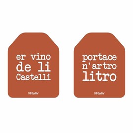 Glacette termica vino double face, ruggine, S.P.Q.eRe