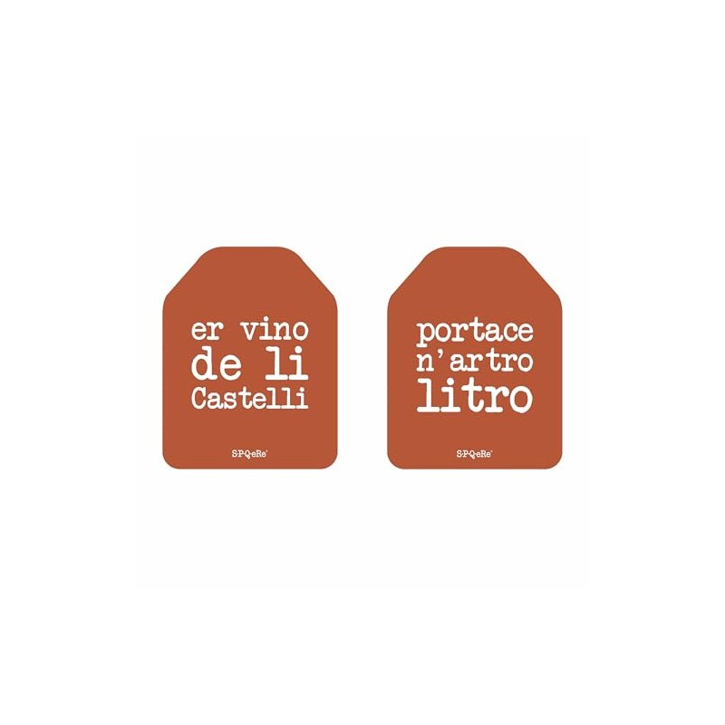 Glacette termica vino double face, ruggine, S.P.Q.eRe
