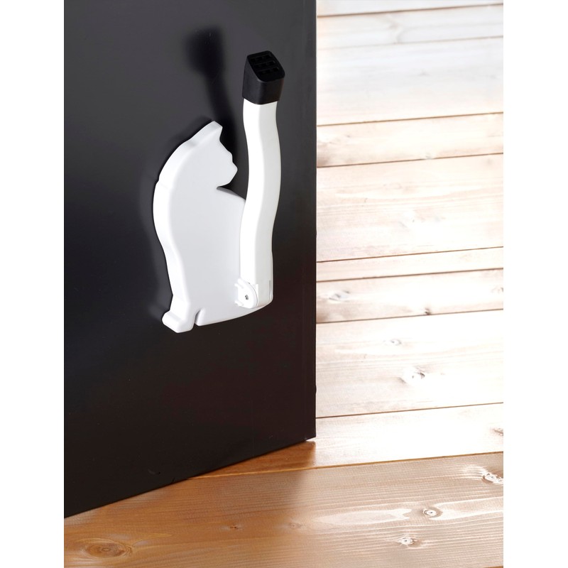 AKS-05 Door Stopper, Cat, Cat, Magnetic, Foldable, Entryway, Easy Installation,