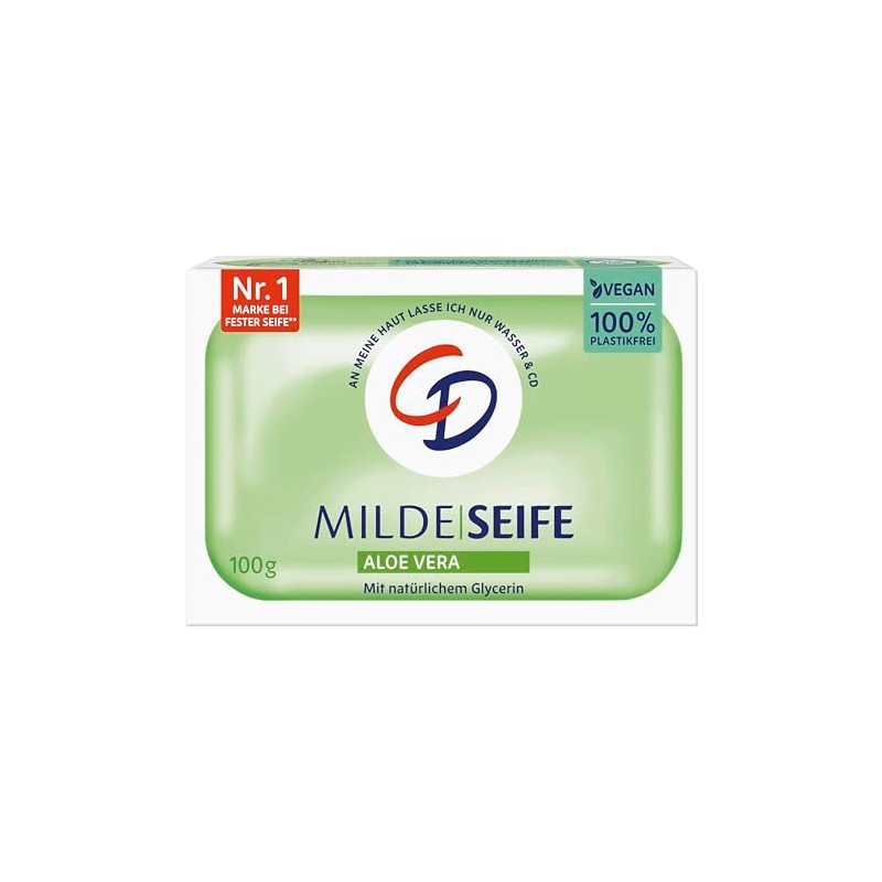 CD Mild Soap, Aloe Vera, Vegan & No Microplastics, 100