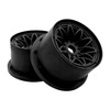 FLMLF Nylon Rear Wheel Hub Rim Set Black for 1/5