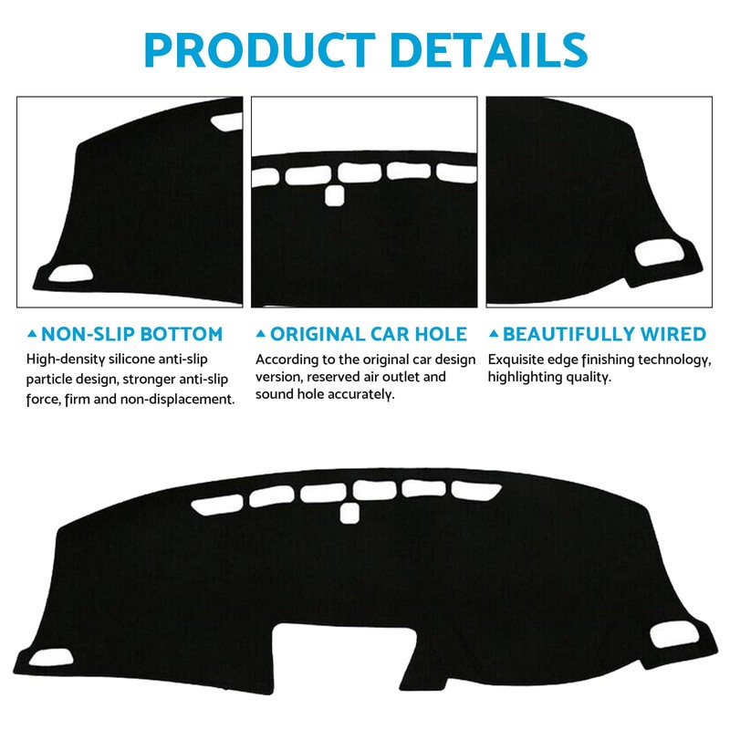 MAX COOL Non-Slip Dash Mat Dashboard Cover Suitable for Honda