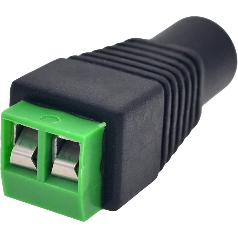 Triplett DC Female Plug to 2 Screw Down Terminal Block