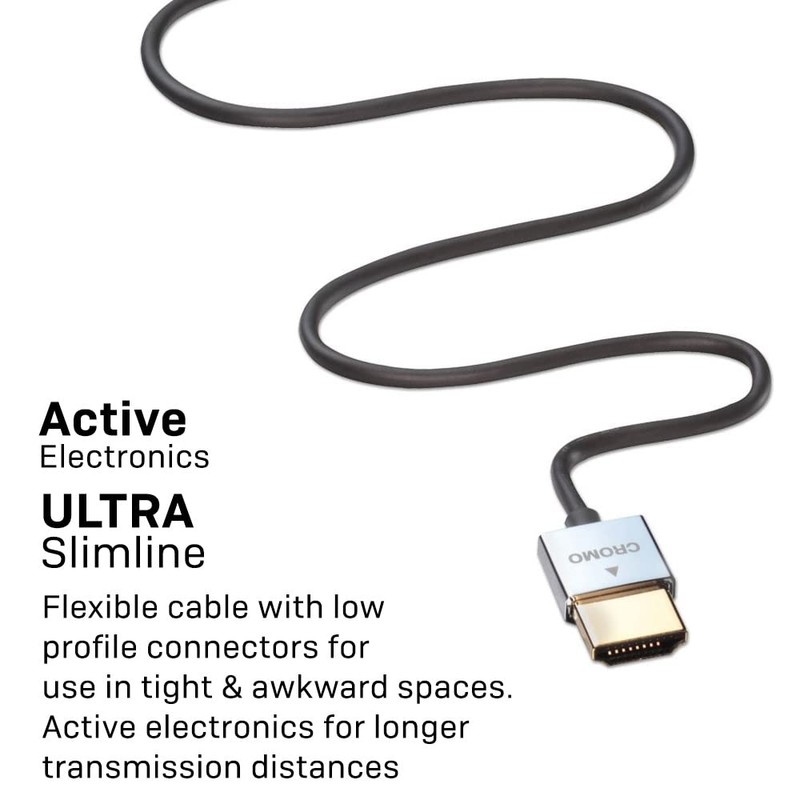 LINDY 41675 Cromo Slim HDMI High Speed A/A Cable 3