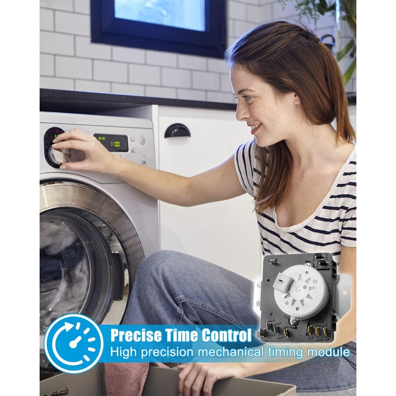 Upgraded W10185981 WPW10185981 Dryer Timer Replacement Fit for Whirlpool Kenmore